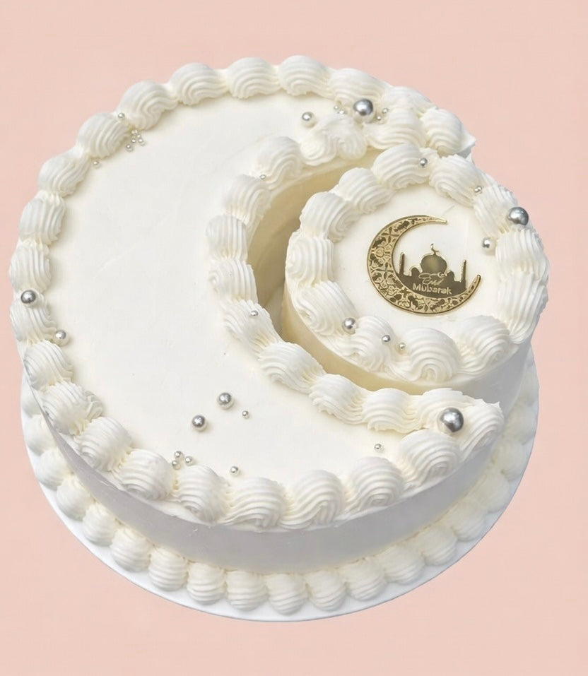 Eid Crescent Cake